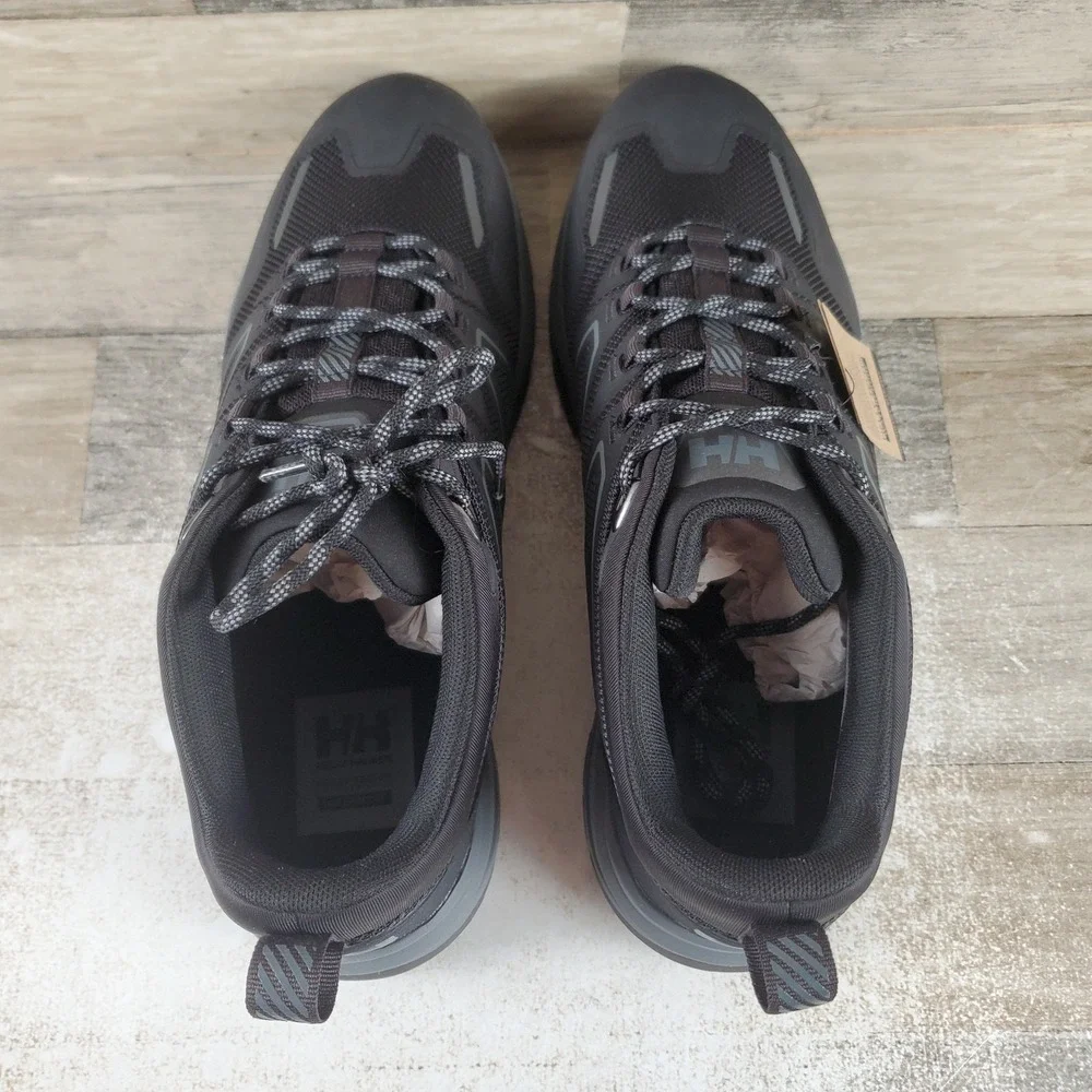Helly Hansen Cascade Low HT Mens Hiking Boots Sz 11.5 Black Charcoal Waterproof